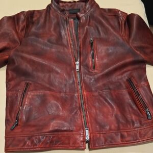 John Varvatos Men's Jacket in Rich Burgundy